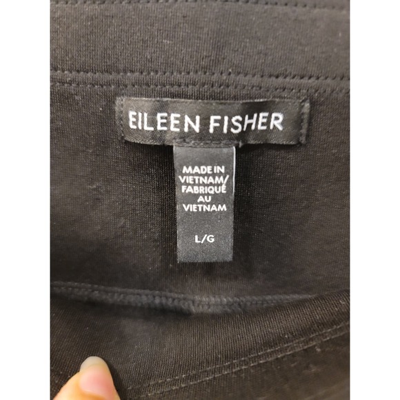 Eileen Fisher Stretch Jersey Knit Wide-Leg Pant Size L - Picture 4 of 5